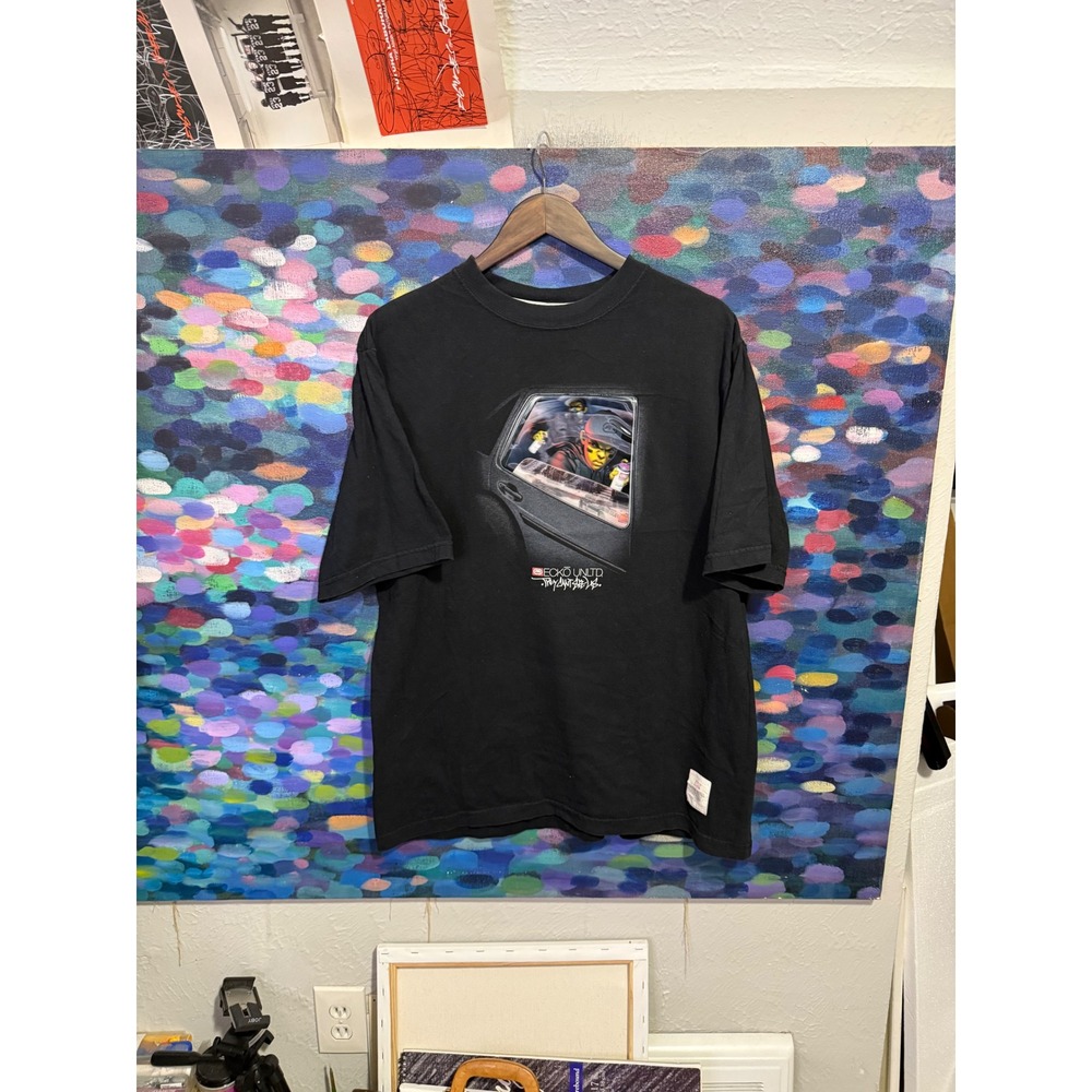 Ecko Unltd Mens They Cant Stop Us Graphic T-Shirt Black XL Graffiti Streetwear